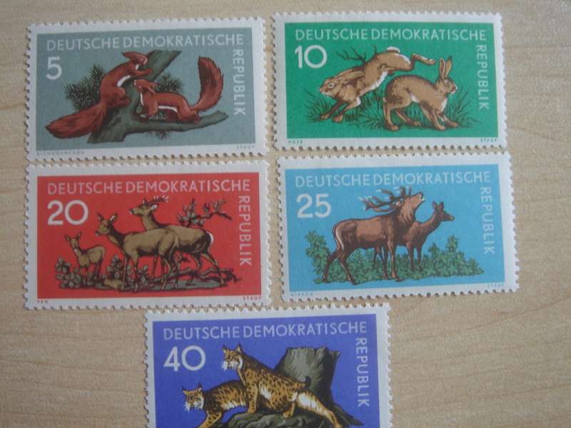 1959 DDR MiNr 737-741 MNH