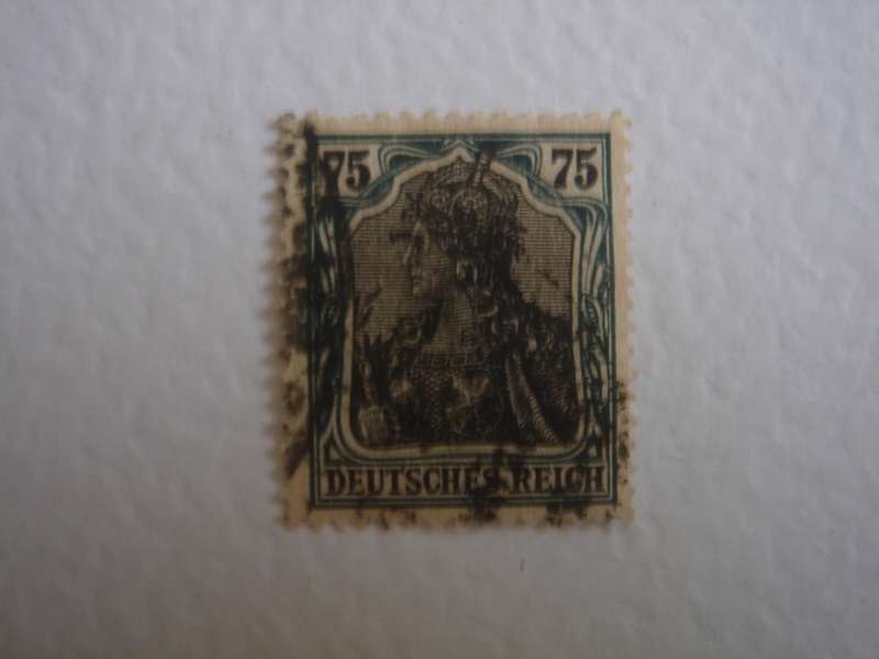 1918 Deutsches Reich MiNr 104 a used, stamped