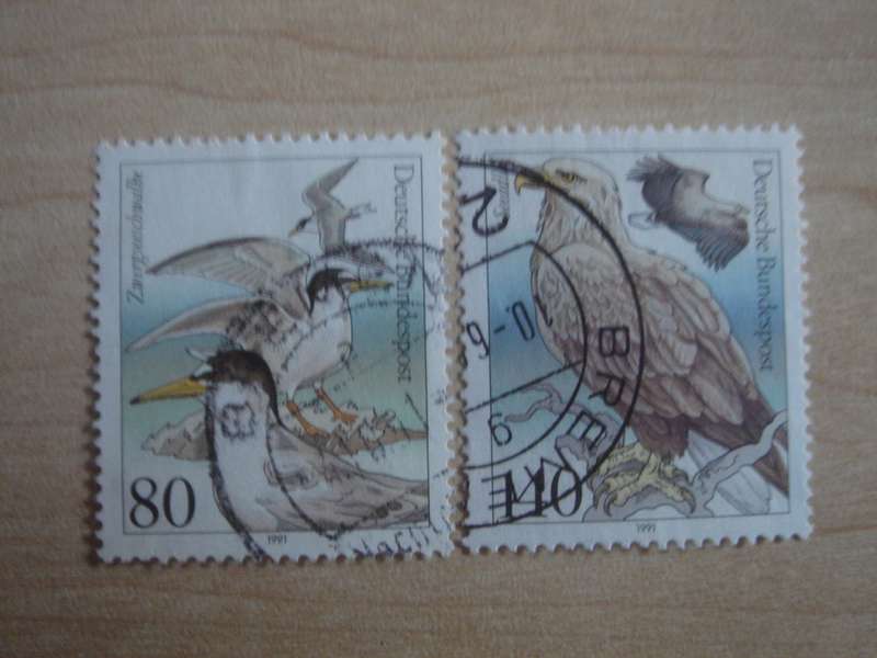 1991 Deutschland MiNr 1540+1542 used, stamped