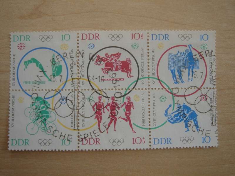 1964 DDR MiNr 1039-1044 Block stamped