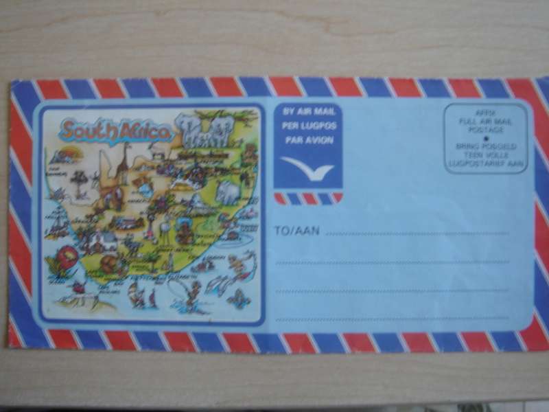 1980s RSA - Airmail Folder - AMF 212, used