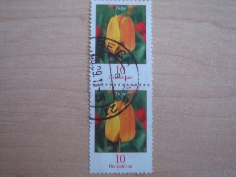 2005 Deutschland MiNr 2484 A vertical pair used, stamped