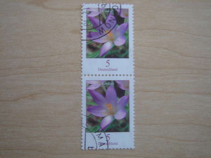 2005 Deutschland MiNr 2480 A vertical pair used, stamped
