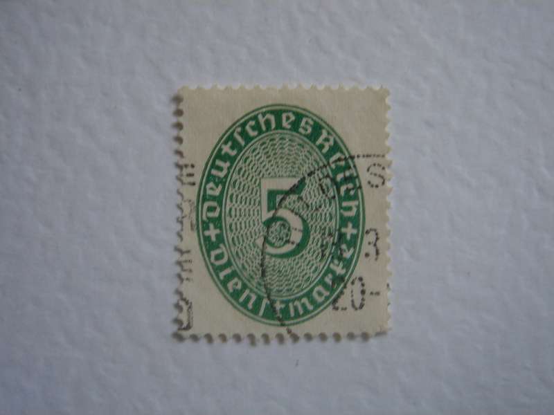 1927 Deutsches Reich Dienstmarken MiNr 115 X used, stamped