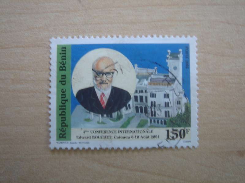 2001 Benin - Edward Bouchet 150 F used, stamped