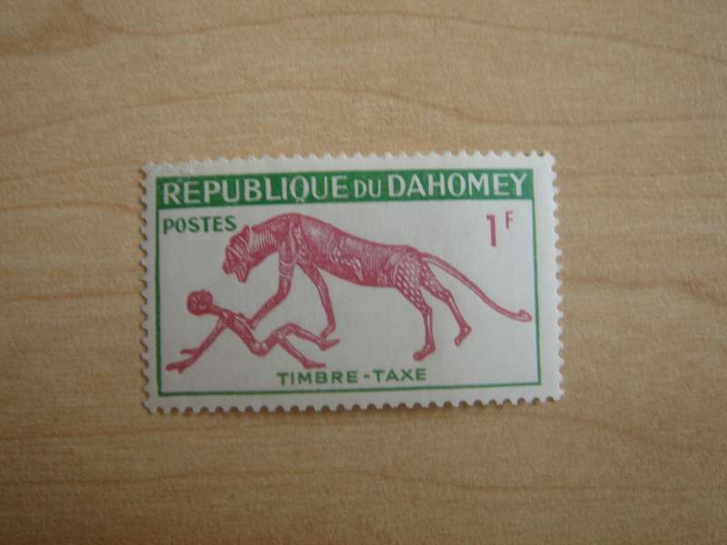 1963 Dahomey - Man Eater 1 F MNH