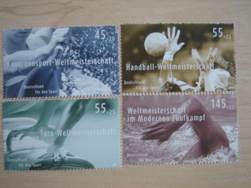 2007 Deutschland MiNr 2578, 2585-2587 MNH
