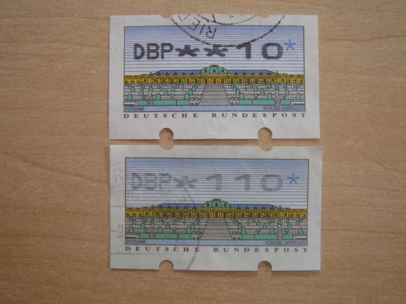 1993 BRD ATM Type 2.1 - 10,110 used, stamped