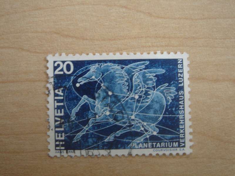 1969 HELVETIA - Pegasus Constellation 20 used, stamped