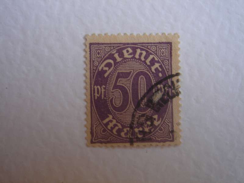 1920 Deutsches Reich Dienstmarken MiNr 29 used, stamped