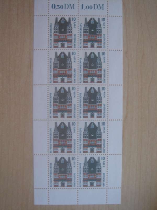 2000 Kleinbogen MiNr 2139 x 10 MNH