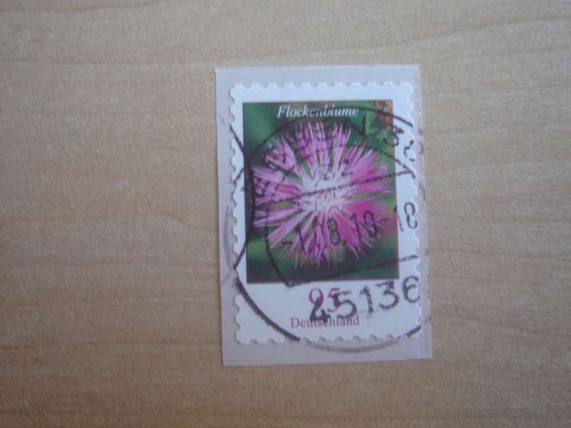 2019 Deutschland MiNr 3483 stamped with number `165` on the back
