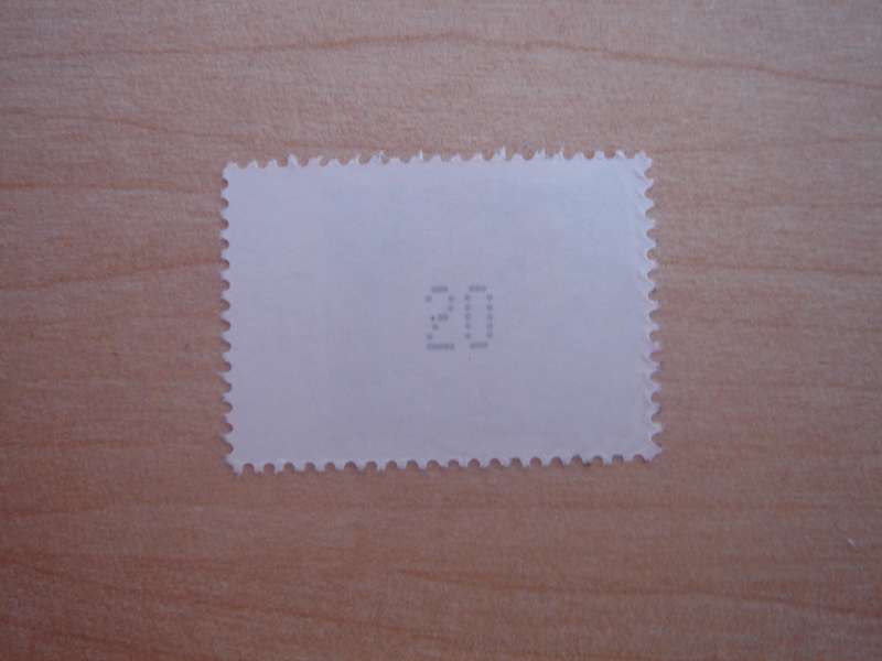2018 Deutschland MiNr 3414 R stamped with number `20` on the back