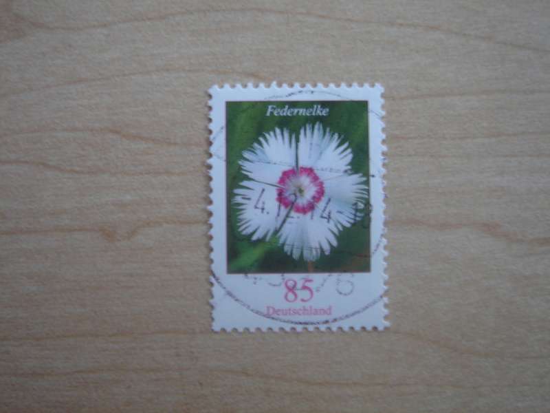 2014 Deutschland MiNr 3116 R stamped with number `120` on the back