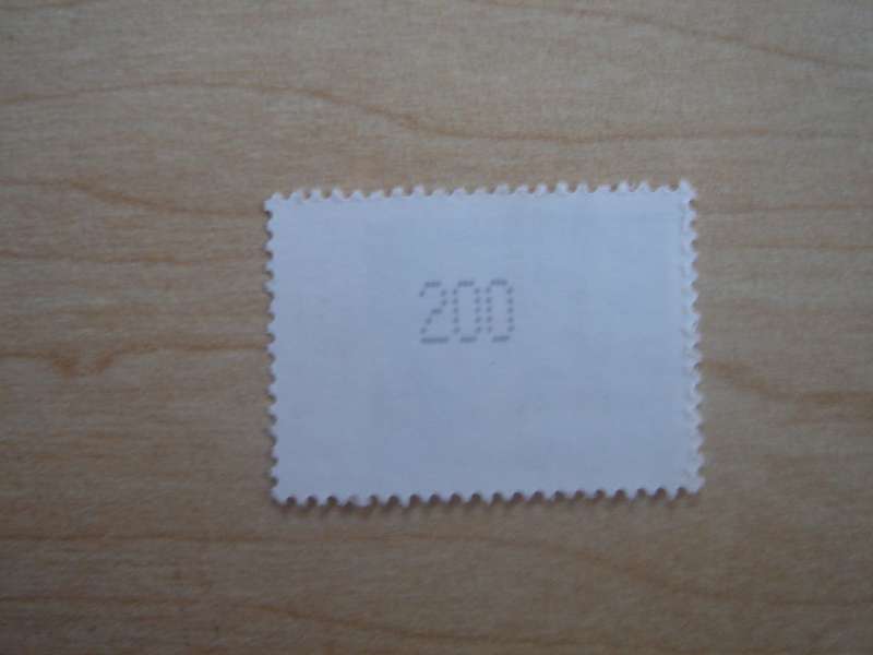 2016 Deutschland MiNr 3207 R MNH with number `200` on the back