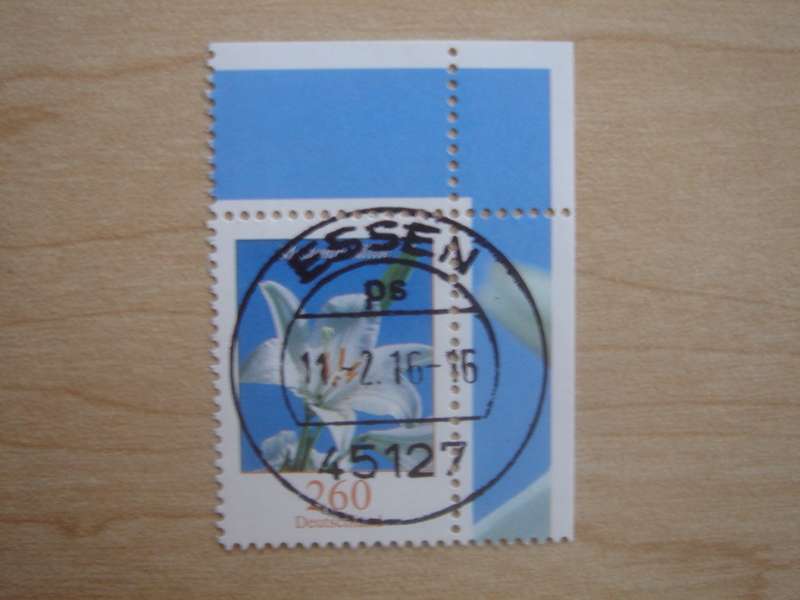 2016 Deutschland MiNr 3207 stamped corner piece