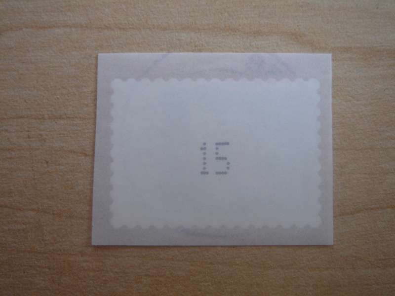 2019 Deutschland MiNr 3484 stamped with number `15` on the back
