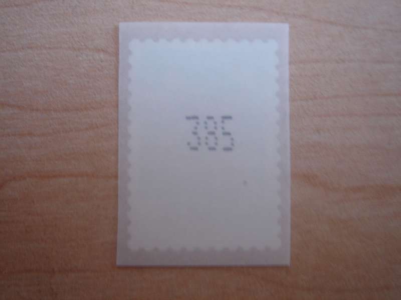 2014 Deutschland MiNr 3094 stamped with number `385` on the back