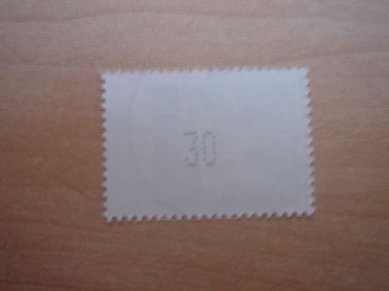 2019 Deutschland MiNr 3472 R stamped with number `30` on the back