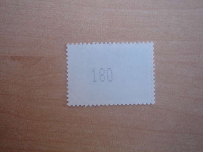 2019 Deutschland MiNr 3468 R stamped with number `180` on the back