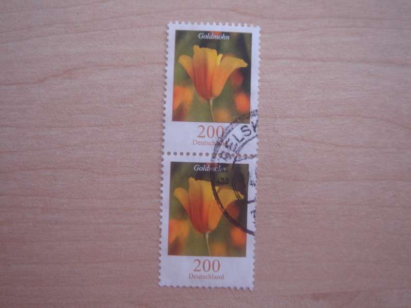 2006 Deutschland MiNr 2568 vertical pair used, stamped