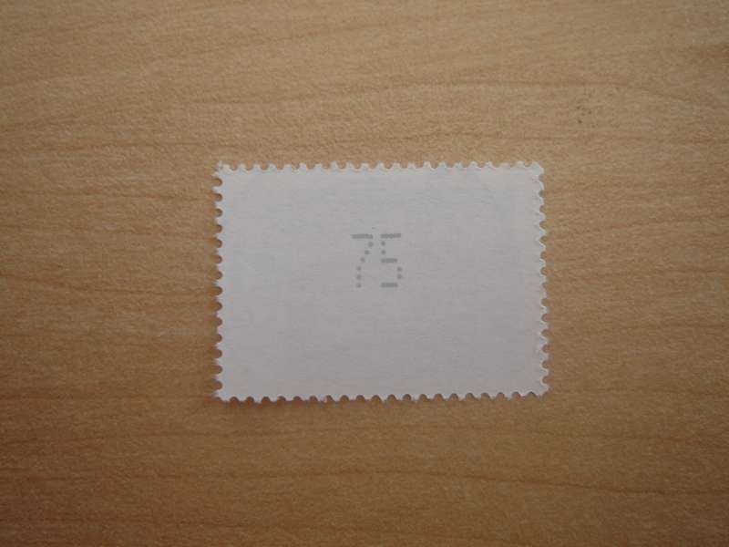 2019 Deutschland MiNr 3501 R stamped with number `75` on the back