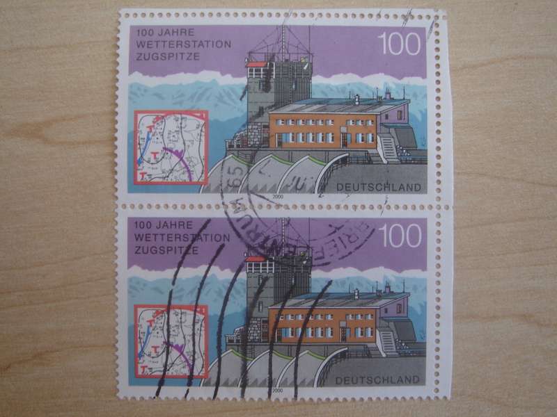 2000 Deutschland MiNr 2127 vertical pair used, stamped