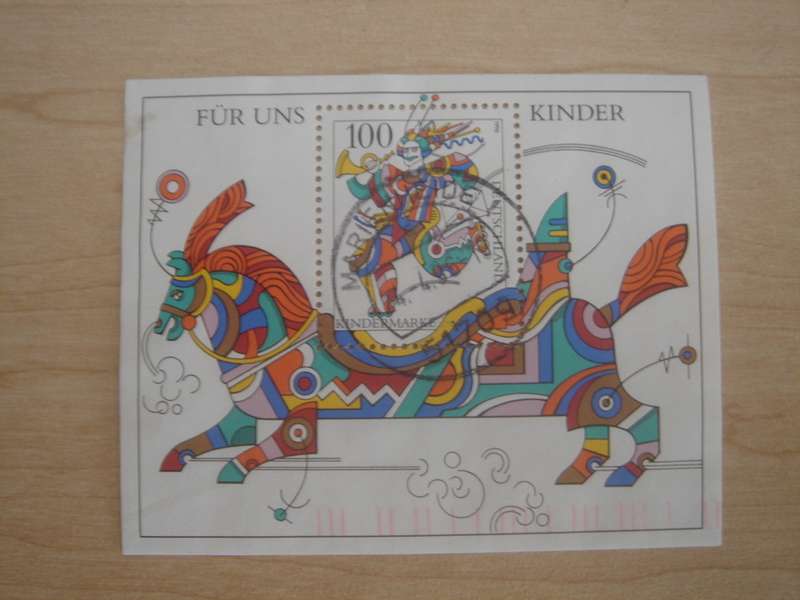 1996 Deutschland MiNr 1853 used, stamped in Block 35