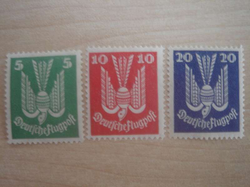 1924 Deutsches Reich MiNr 344-346 X mint, hinged