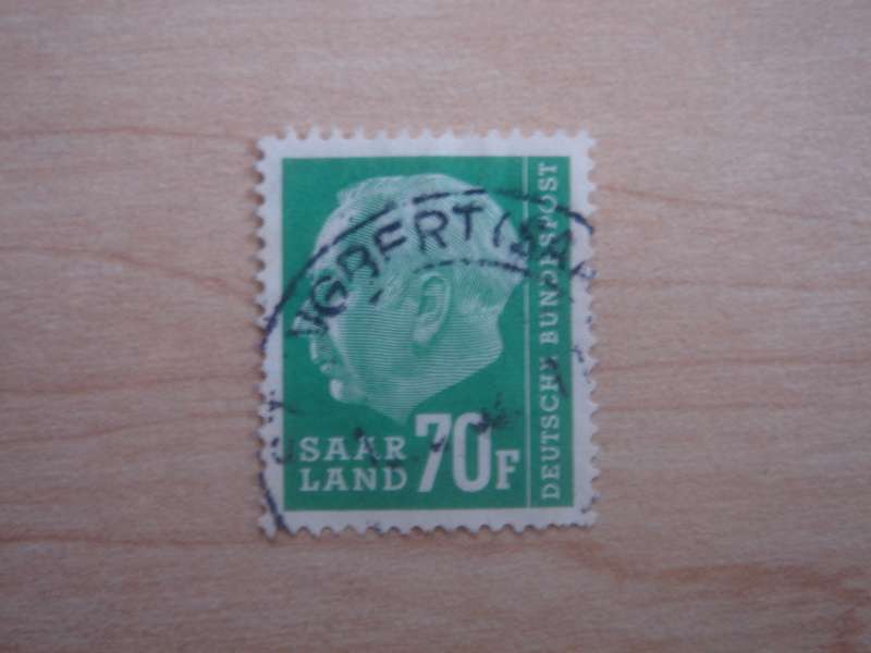 1957 Saarland MiNr 423 used, stamped