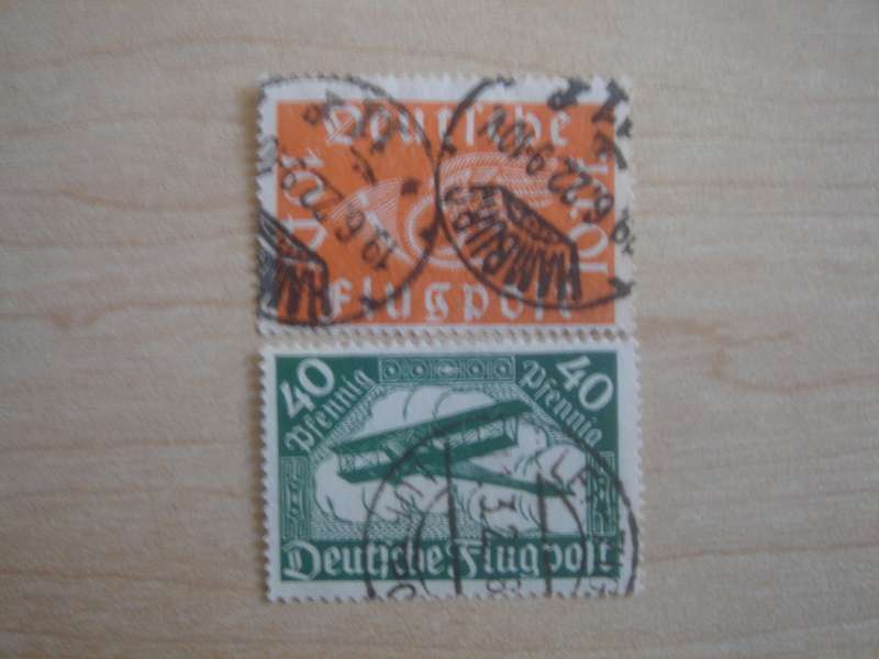 1919 Deutsches Reich MiNr 111-112 a used, stamped