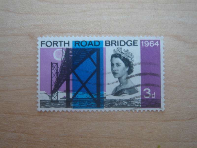1964 Great Britain - Forth Road Bridge 3 d used, stamped