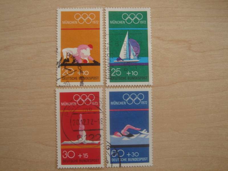 1972 BRD - Olympic Games Munich  MiNr 719-722 used, stamped