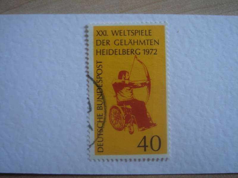 1972 BRD MiNr 733 used, stamped