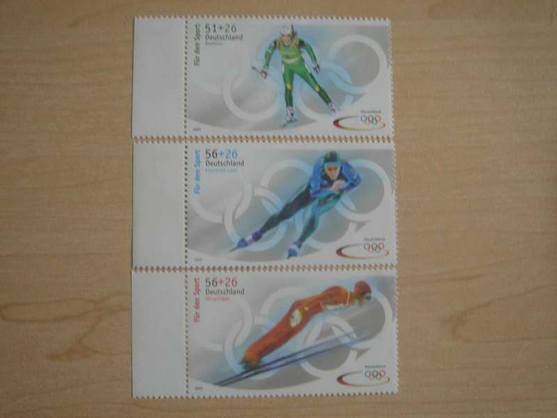 2002 Deutschland MiNr 2237-2239 MNH with border
