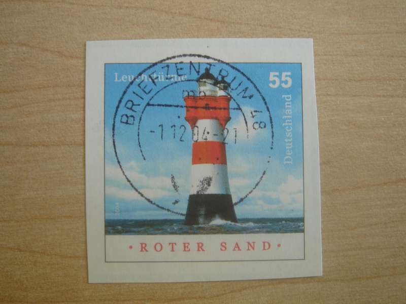 2004 Deutschland MiNr 2413 print (imperforated) stamped on postal item