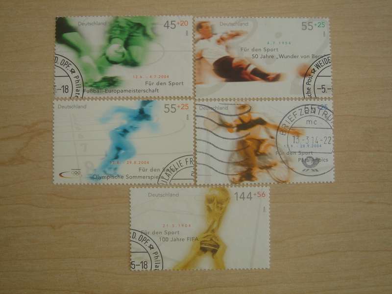 2004 Deutschland MiNr 2382-2386 used, stamped