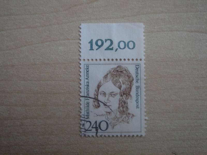 1988 Deutschland MiNr 1392 used, stamped with border