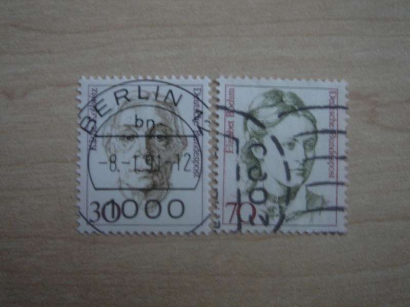 1991 Deutschland MiNr 1488-1489 stamped