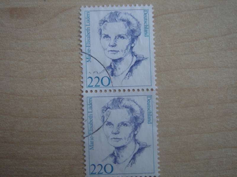 1997 Deutschland MiNr 1940 vertical pair used, stamped