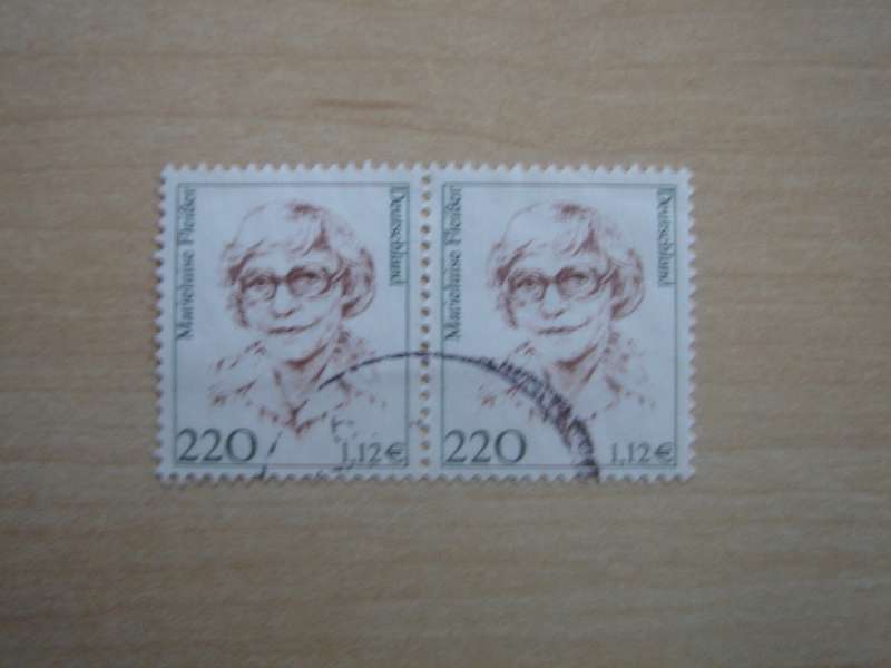 2001 Deutschland MiNr 2158 horizontal pair used, stamped