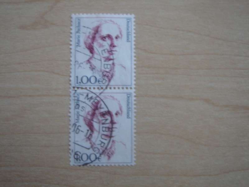 2003 Deutschland MiNr 2305 vertical pair used, stamped