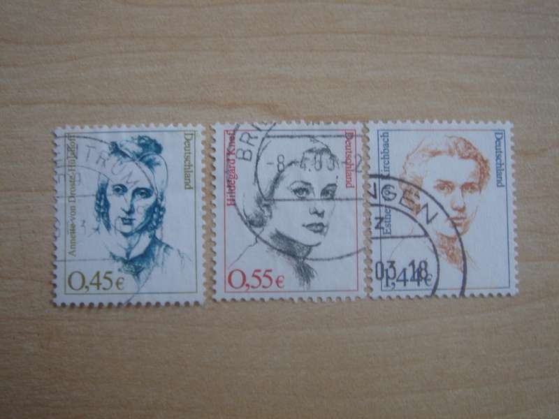 2002 Deutschland MiNr 2295-2297 used, stamped