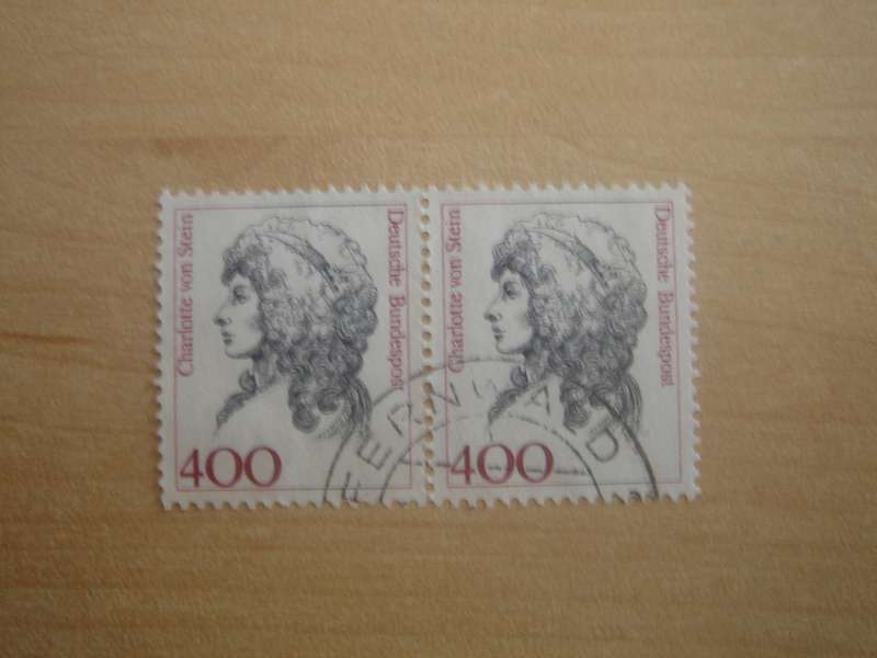 1992 Deutschland MiNr 1582 horizontal pair used, stamped