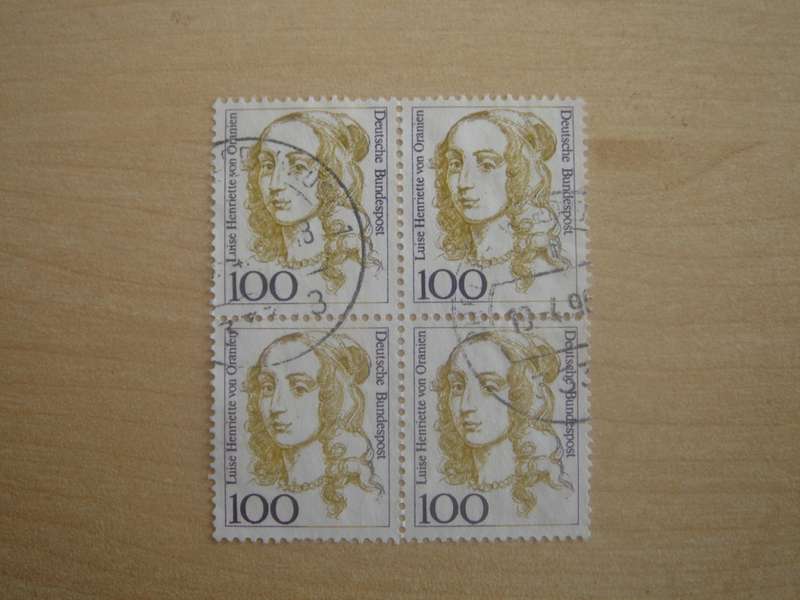 1994 Deutschland MiNr 1756 Block of 4 used, stamped