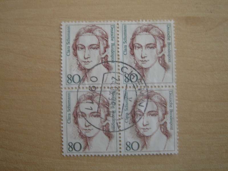 1986 Deutschland MiNr 1305 Block of 4 used, stamped