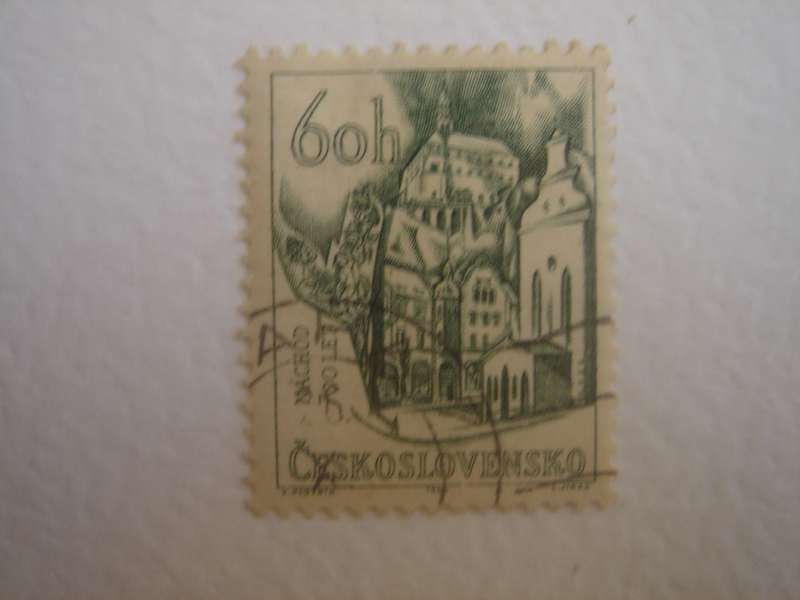 1966 CZ - Nachod 700 Years 60 h used, stamped