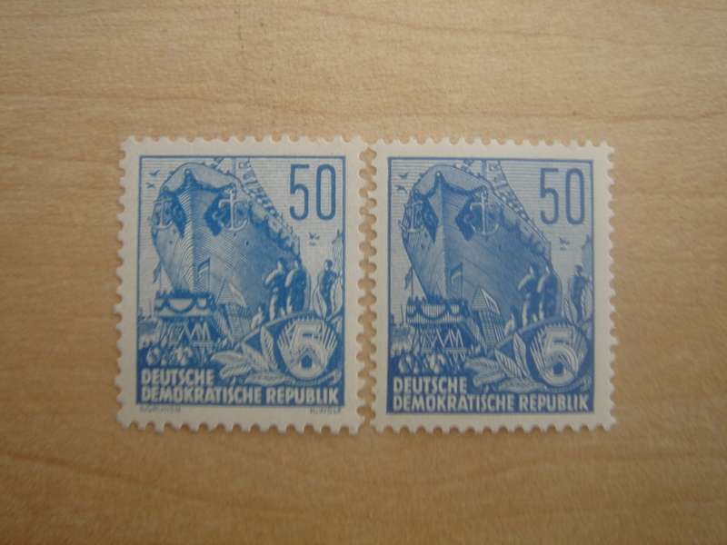 1957/59 DDR MiNr 584 A+B MNH