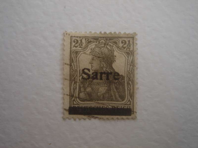 1920 Saargebiet MiNr 2 used, stamped