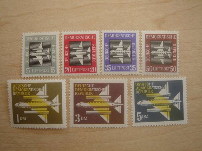 1957 DDR MiNr 609-615 Y MNH